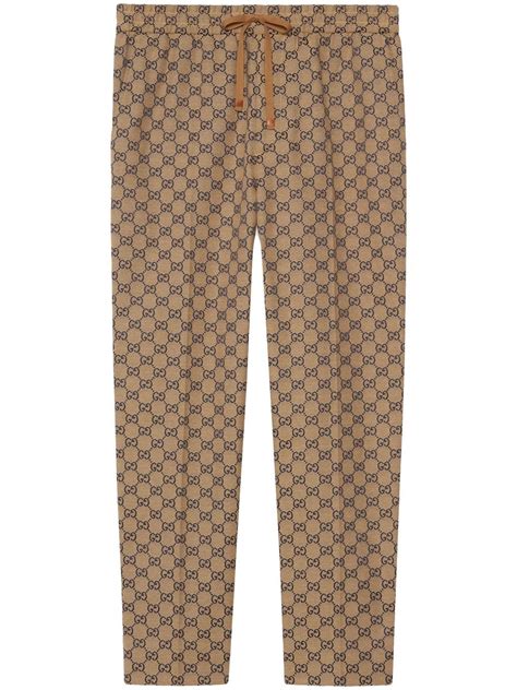 Pantaloni sportivi in velluto devoré GUCCI da donna 